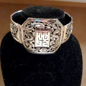 VINTAGE INDOCHINA .900 SILVER BRACELLET